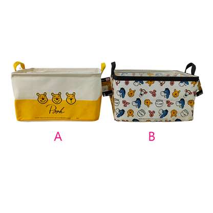 Cesta Organizadora De Poliéster Para Uso Doméstico - Modelo: Ursinho Pooh | Daiso