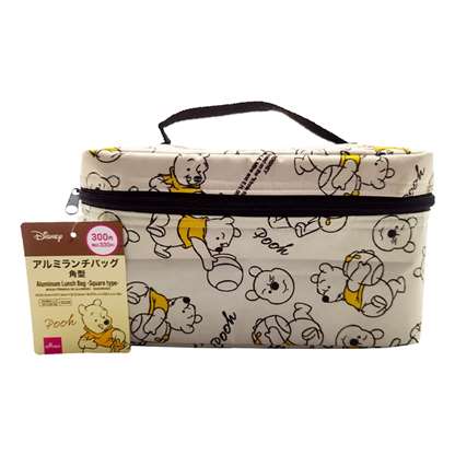 Bolsa Térmica Para Marmita De Poliéster - Modelo: Quadrado Ursinho Pooh | Daiso