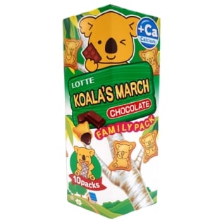 Biscoito Koala Sabor Chocolate - Pacote Familia 195g