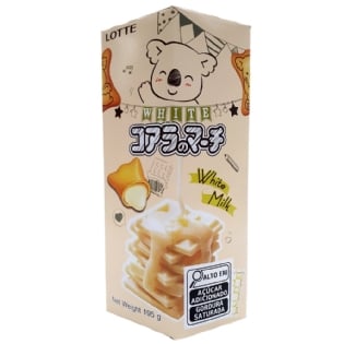 Biscoito Koala Sabor Chocolate Branco - Pacote Familia 195g