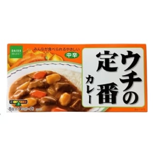 Tablete De Curry Japonês Daiso Select Meio Picante 140g