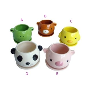 Vaso Para Plantas Dolamita - Modelo: Animais