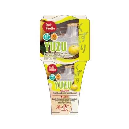 【Yuzu】 Gelatina Kuzukiri - Yuzu 130g | Daiso
