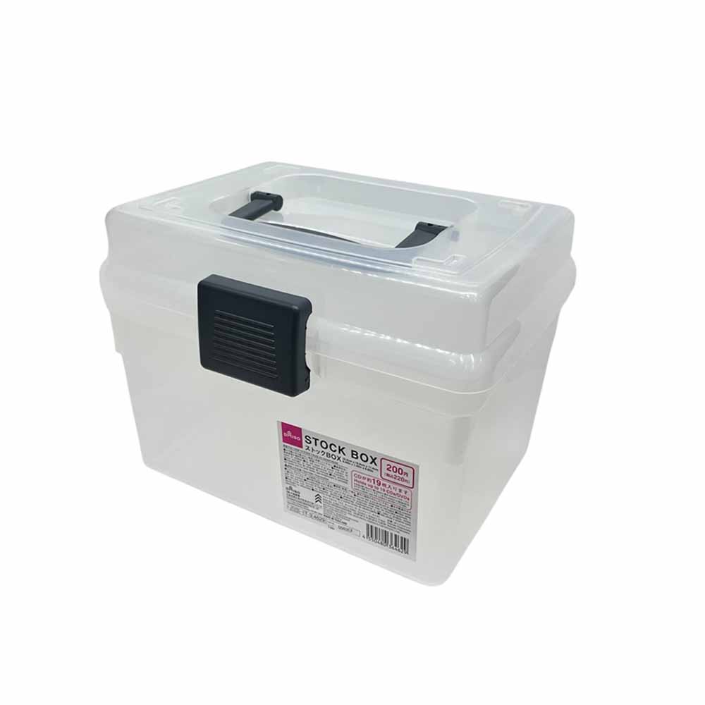 Maleta Uso Domestico Modelo Transparente Médio | Daiso