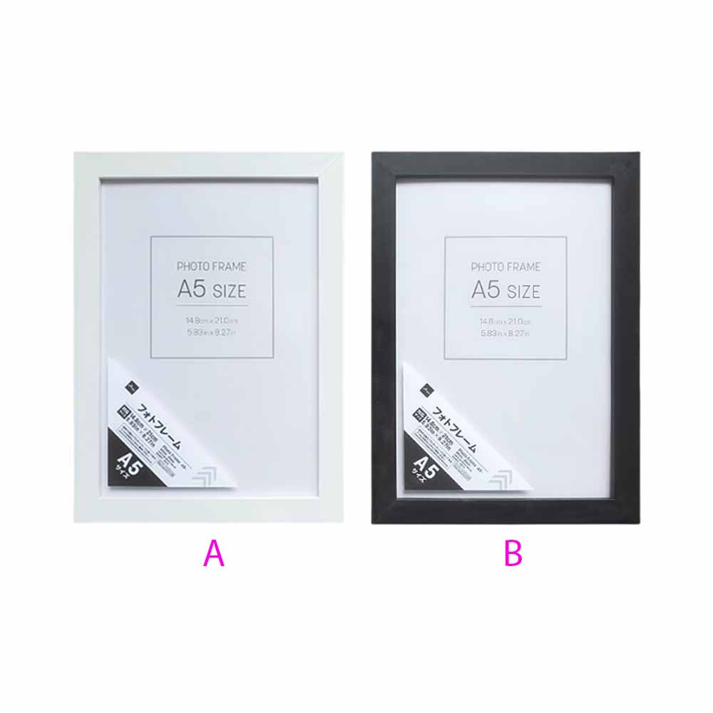Porta Retrato (Tamanho: A5,Cores: Preto,Branco) | Daiso