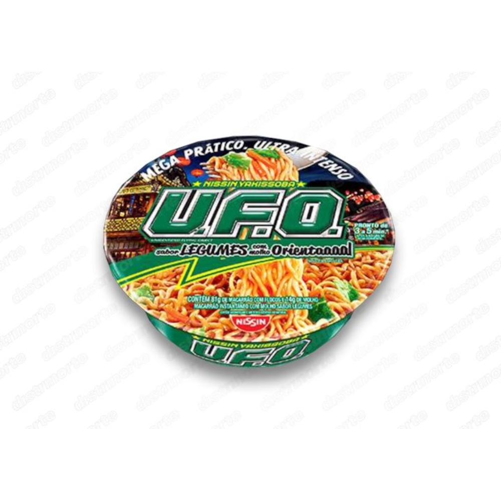 Nissin Yakisoba Ufo - Sabor Legumes - 97G | Daiso