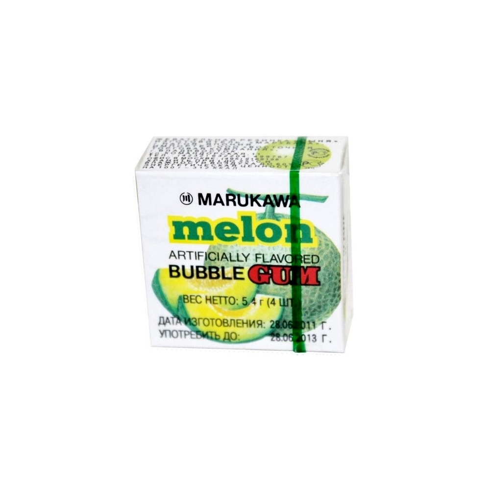 Goma De Mascar Marukawa Sabor Melão - 4 balas | Daiso