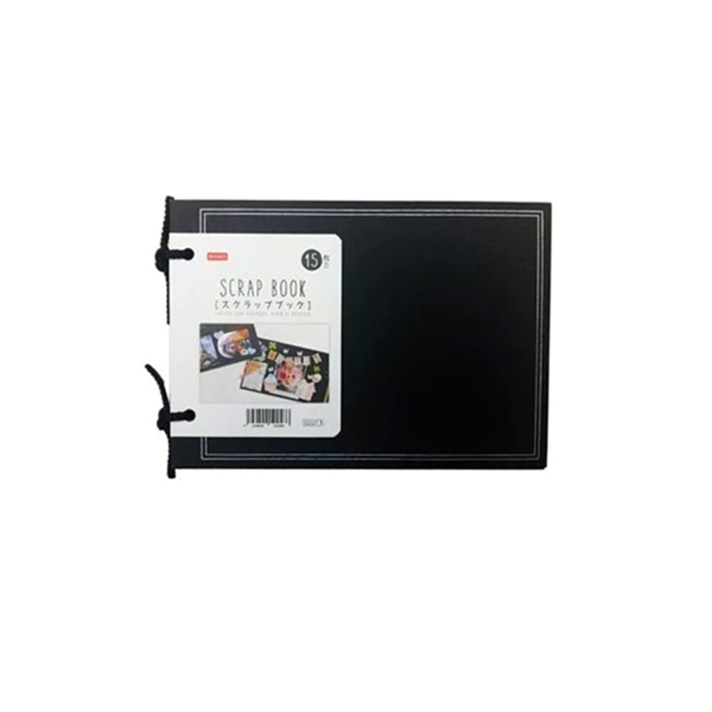 Caderno Scrap Book - Tamanho: 12,8cmx18cm - 15 Folhas | Daiso