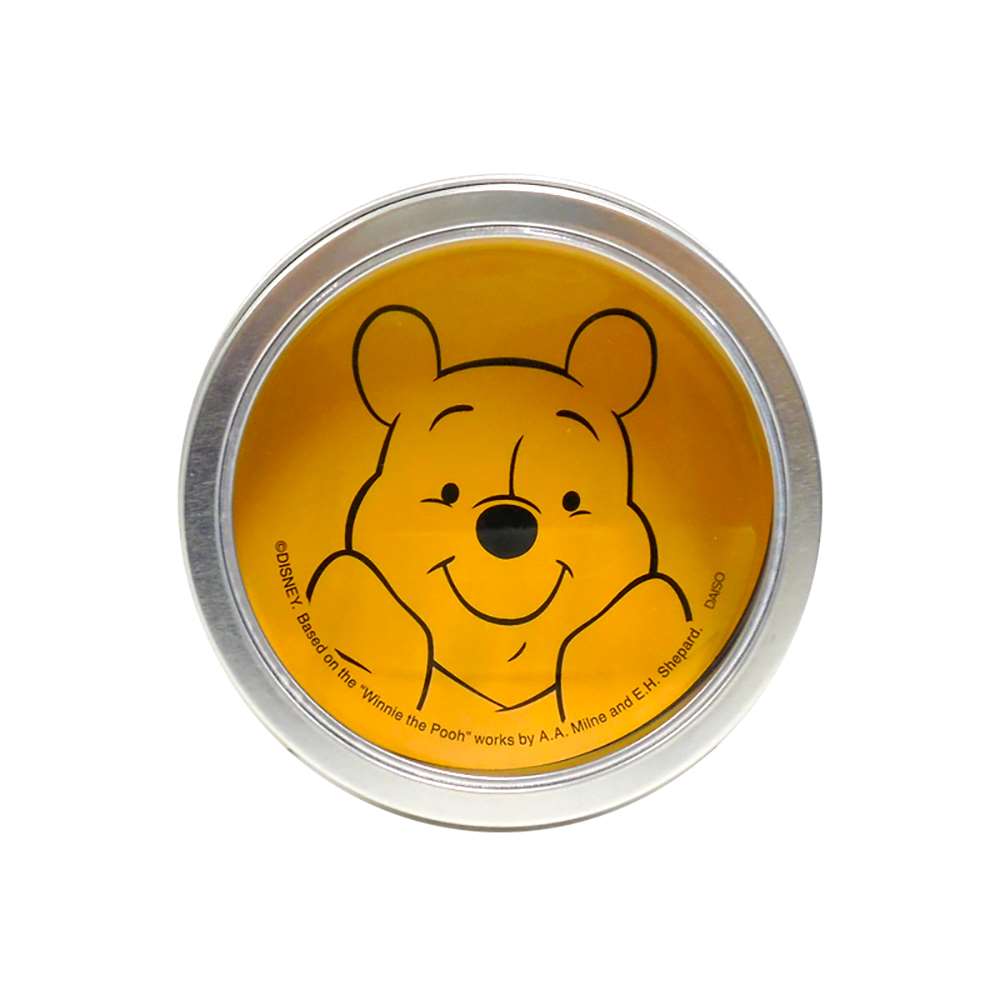 Porta Objeto Redondo Magnético Modelo Ursinho Pooh | Daiso