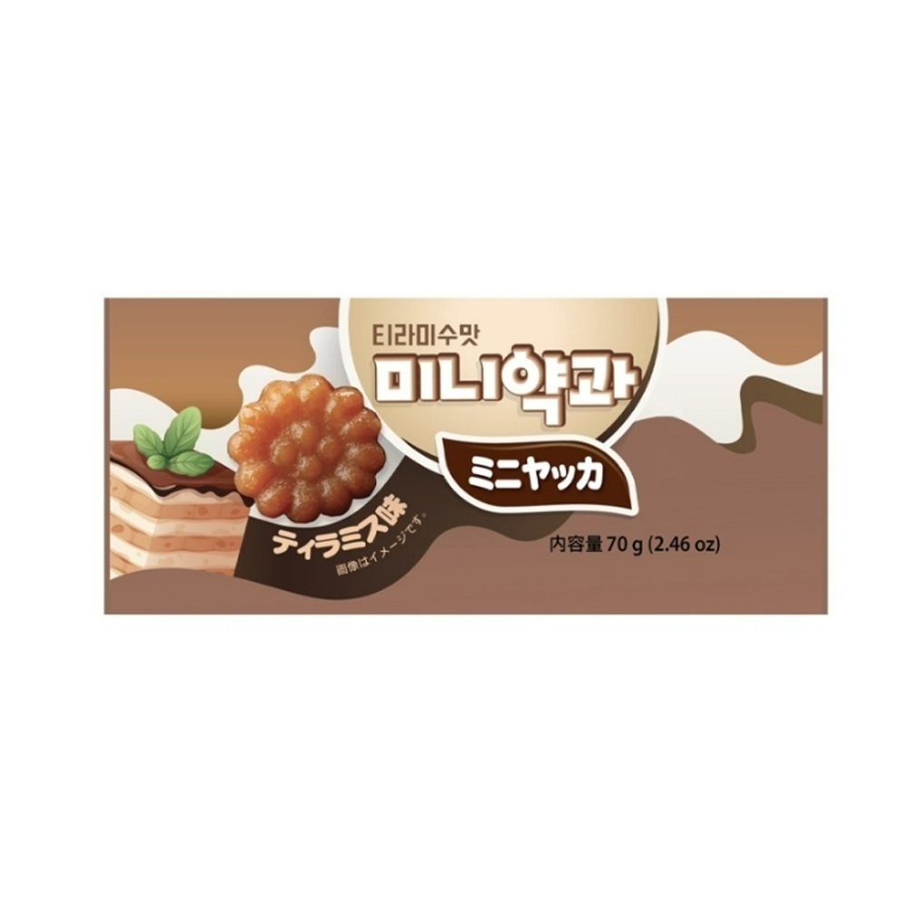 Doce Coreano Yakgwa Sabor Tiramisu 70g